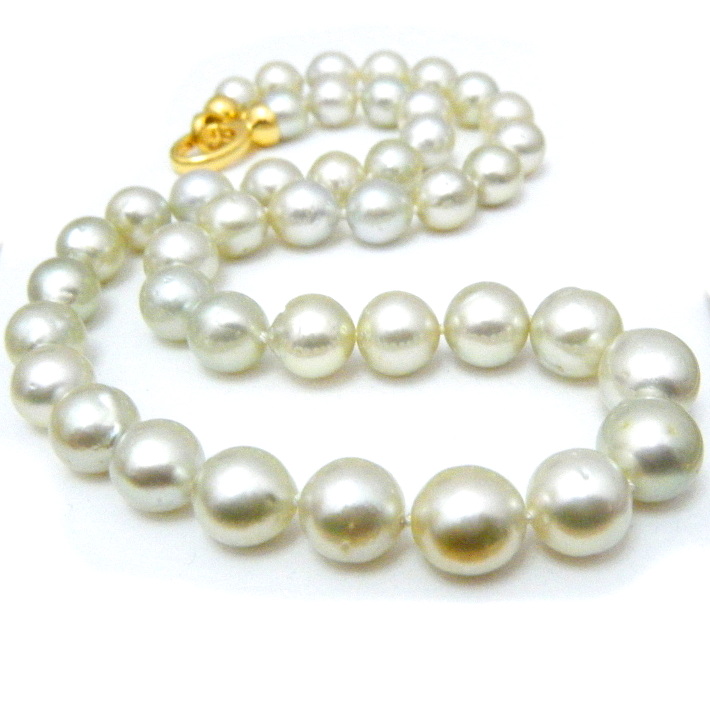 Very Very Pale Gold South Sea Pearls Necklace